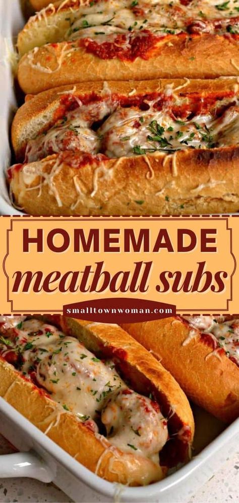 Easy Italian Meatballs, Meatball Sub, Fast Dinner Recipes, Italian Spices, Meatball Subs, Homemade Meatballs, Fast Dinners, Health Dinner Recipes, Quick Dinner Recipes