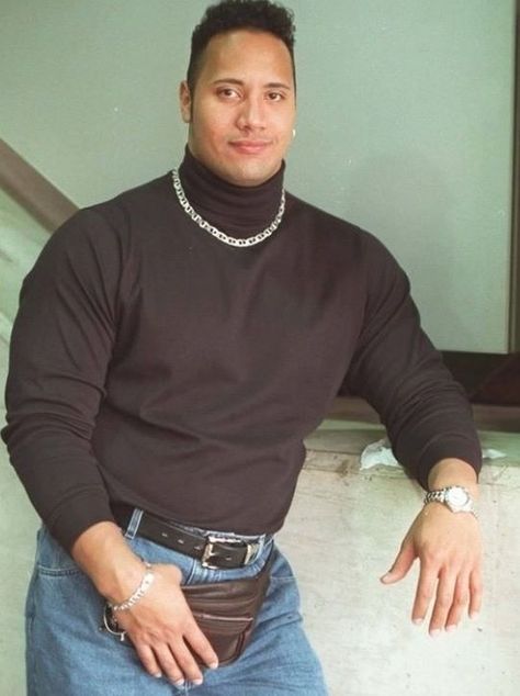 Dwayne Johnson rockin' the 90's. Rock Costume, Dwayne The Rock Johnson, The Rock Johnson, 90s Rock, Outfits Hombre, Rock Johnson, The Rock Dwayne Johnson, Dwayne The Rock, Kevin Hart