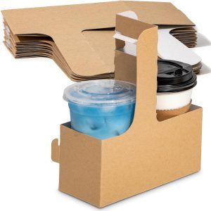 Wholesale 2 Cup Drink Carrier with Handle - Kraft Paperboard Coffee Cup Holder for 12-30 oz Cold/Hot Drinks - Foldable and Portable for Delivery - Factory Direct Order From https://www.alppm.com/product/coffee-cup-holder-for-12-30-oz Snack Holder, Snack Holders, Drink Carrier, Coffee Cup Holder, Hot Drinks, Cup Holder, Hot Drink, Coffee Cup, Coffee Cups