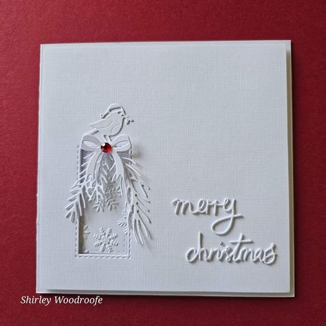 Clean And Simple Christmas Cards, Xmas Cards To Make, Winter Wonderland Card, Simple Christmas Cards, Christmas Card Inspiration, Christmas Card Art, Homemade Christmas Cards, Xmas Card, Diy Christmas Cards