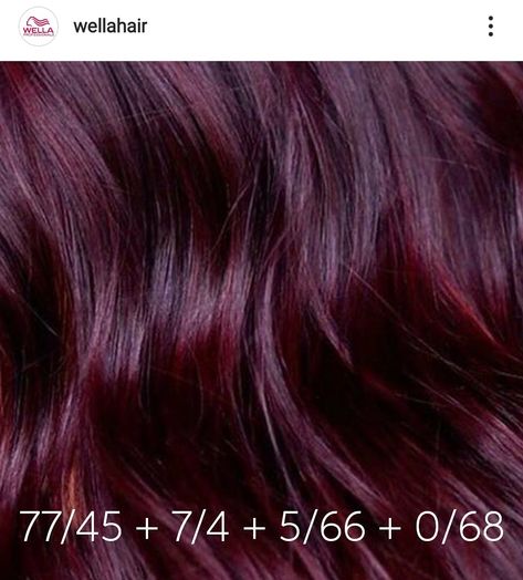 Wella Hair Color Chart, Red Hair Outfits, Wella Hair Color, Plum Hair, Hair Toner, Hair Color Formulas, Hair Color Chart, Wella Hair, Wella Color