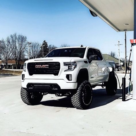 Gmc Elevation, Gmc Sierra Lifted, Gmc At4, Gmc Denali Truck, Denali Truck, Lifted Gmc, Tundra Truck, American Pickup Trucks, Chevy Trucks Silverado