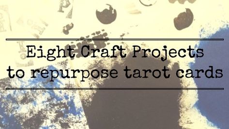 Eight craft projects to repurpose tarot cards | Carrie Mallon Mini Notebooks, Tarot Art, Tarot Readers, Major Arcana, Tarot Spreads, Business Card Holders, Tarot Card, Tarot Decks, Deck Of Cards