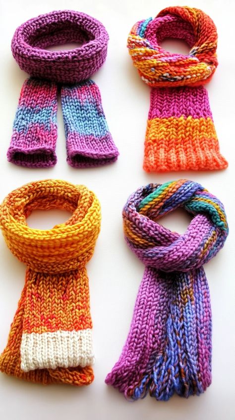 Embrace the chill with these vibrant, knitted scarves that are perfect for adding a pop of color to your winter ensemble. Each scarf features unique patterns and color combinations, making them not just warm accessories but also statement pieces. Made from soft yarn, they’re gentle against your skin and keep you snug throughout the cold months. Diy Knitting, Soft Yarn, Knitting Inspiration, Knit Scarf, Winter Wardrobe, Unique Patterns, Color Combinations, Color Pop, Orange