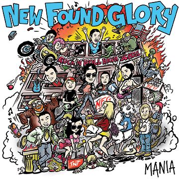 NEW FOUND GLORY ANNOUNCES ‘MANIA’ EP FOR RECORD STORE DAY Punk Songs, New Found Glory, Marble Vinyl, Vinyl Records Covers, Band Poster, Band Stickers, New Rock, Cover Songs, Vinyl Cover