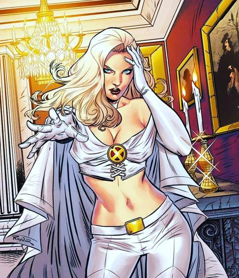 White queen (Emma Frost) #emmafrost #xmen #marvelcomics #marvelfans #diamond Nate Grey, Emma Frost Cosplay, Bd Art, Marvel Xmen, Emma Frost, Marvel Comic Universe, Marvel Comic Character, Marvel Girls, White Queen