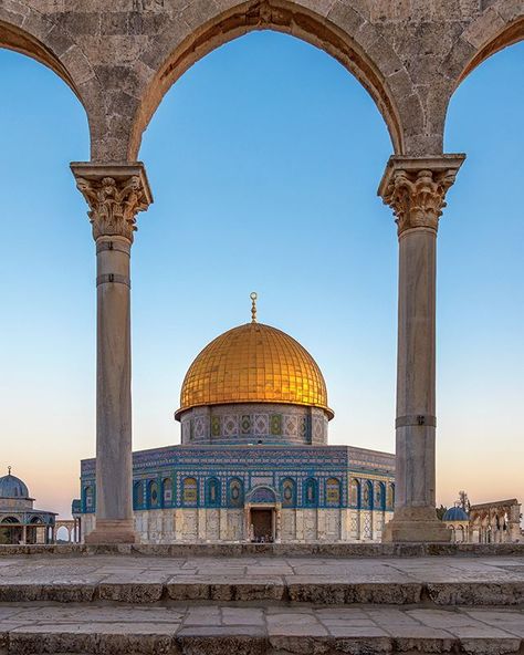 One traveler describes Jerusalems ultra-sacred Dome of the Rock as the most beautiful mosque I have ever seen. Have you gotten a first-hand look? Islamic Quotes About Life, The Dome Of The Rock, Beautiful Mosque, Dome Of The Rock, Positive Living, Quotes About Life, About Life, The Rock, Islamic Quotes