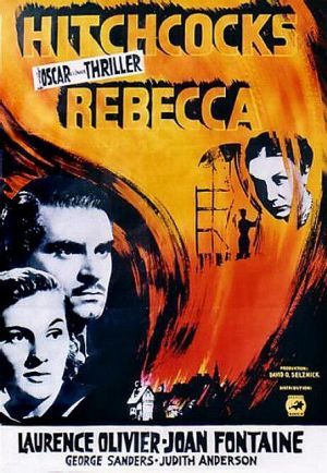 . Rebecca 1940, Hitchcock Movies, Theater Posters, Joan Fontaine, Full Mon, Alfred Hitchcock Movies, Hitchcock Film, Movie Pictures, Poster Classic