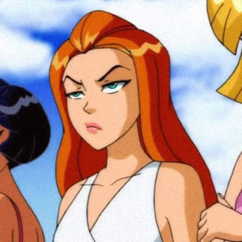 Redhead Cartoon Characters, Sam Totally Spies, Redhead Characters, Beauty Content, Flipagram Instagram, Totally Spies, Cartoon Profile Pictures, Icarly, Cartoon Icons