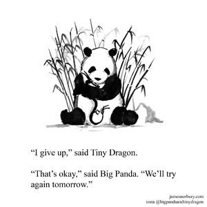 Dragon Quotes, Big Panda, Tiny Dragon, Dragon Comic, About Friendship, Inner Wisdom, Little Dragon, Basic Concepts, I Work Out