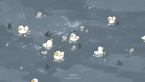 Duck Desktop Wallpaper, Duck Wallpaper, Homescreen Wallpaper, Cute Wallpaper Backgrounds, Cute Illustration, Desktop Wallpaper, Wallpaper Backgrounds, Cute Wallpapers, Snoopy