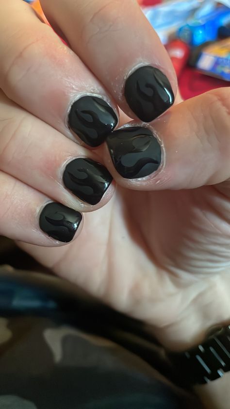 Black Fingernails Men, Black Nails Men Design, Men With Black Nail Polish, Men’s Black Nails, Mens Black Nails, Black Nails For Men, Black Nail Polish Men, Black Nails Men, Male Nail Polish