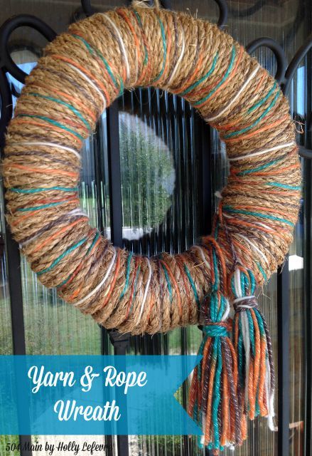 Fall Yarn Wreaths, Rope Wreath Diy, Twine Wreath, Rope Wreath, Wreath For Fall, Straw Wreath, Door Hangings, Natural Wreath, Christmas Mesh Wreaths