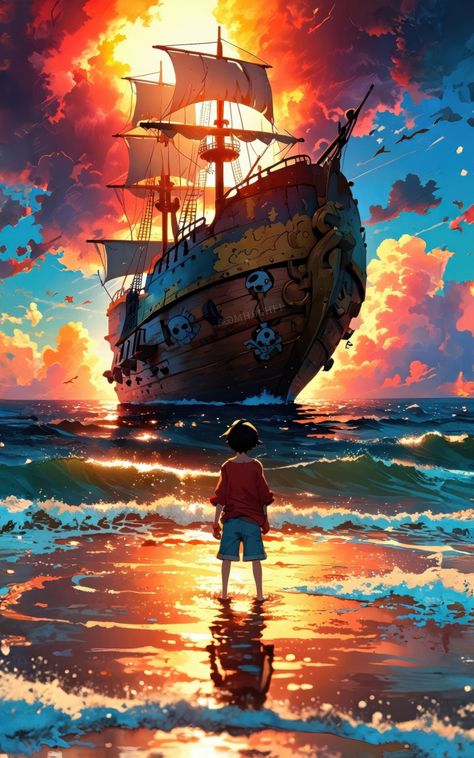 Download wallpaper 800x1280 luffy and pirate ship, one piece, anime, samsung galaxy note gt-n7000, meizu mx 2, 800x1280 hd background Hd Wallpaper 4k, 8k Wallpaper, Hd Background, One Piece Pictures, Cool Wallpapers Art, Hd Backgrounds, Pirate Ship, Screen Wallpaper, One Piece Anime