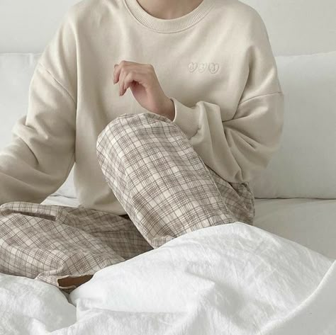 Korean Pajamas, Pajamas Aesthetic, Beige Outfit, Korean Aesthetic, Cute Pajamas, Beige Aesthetic, White Aesthetic, Narnia, Korean Outfits