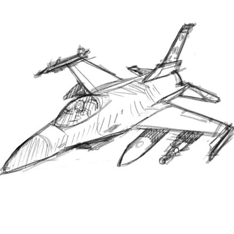 Plane Drawing Plane Sketch Simple, Fighter Planes Drawing, F16 Drawing, How To Draw A Plane, Fighter Plane Drawing, Jet Plane Drawing, Fighter Jet Drawing, Planes Drawing, Army Sketch