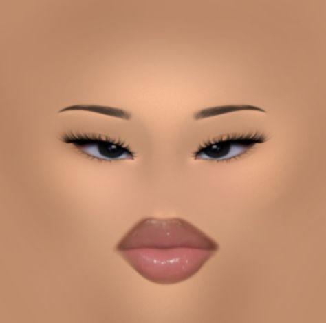 Custom Royal High Faces, Imvu Face Tutorial, Cute Roblox Faces, Imvu Face, Imvu Edit, Face Creator, Catfish Photos, Imvu Heads And Skins, Editing Pack