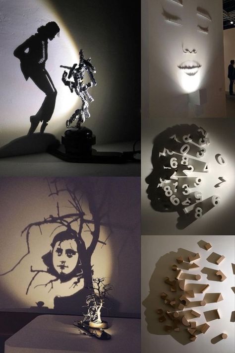 Light And Shadow Sculpture, Instillation Ideas Art, Paper Installation Art, Perceptual Art, Anamorphic Art, Photography Installation, Apartment Ideas For Couples, Sculptural Light, Apartment Ideas On A Budget