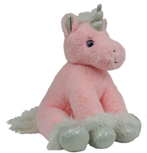 The Bear Factory Pink Unicorn Stuffed Animal Llama Stuffed Animal, Unicorn Stuffed Animal, Baby Heartbeat, Unicorn Doll, Bear Party, Unicorn Plush, Pink Unicorn, Camping Crafts, Party Kit