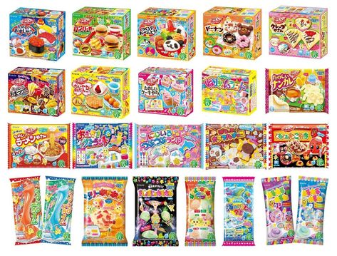 Kracie Popin Cookin DIY Japanese Candy Kits All Boxes & Soft Packs All Buyers get extra Gift with snack Surprise!!! You can choose your favorite DIY Sweets from Japan DIY Candy Kits-All Kracie Popin Cookin Models Can be made with water only (some also require microwave use) Over 20 to choose from; new kits every few months Japanese Candy Kits, Popin Cookin, Japanese Candy Snacks, Sushi Cake, Candy Kit, Asian Candy, Birthday Party Gifts, Japanese Candy, Food Drawings