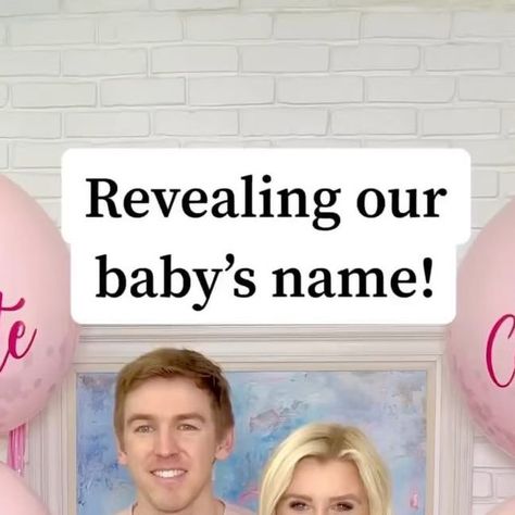 Party & Event Inspiration on Instagram: "Name reveal 💖 cute idea 💡 by @tiffanyhoughton #theeventcollectivex #namereveal" Baby Name Reveal Ideas, Name Reveal Ideas, Name Idea, Baby Name Reveal, Name Reveal, Reveal Ideas, Event Inspiration, Baby Name, Shower Games