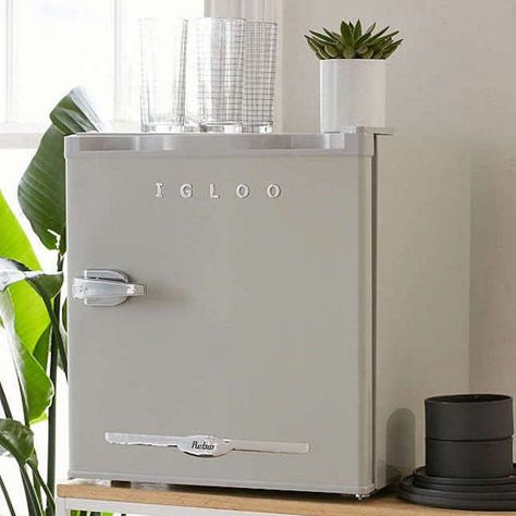 Budget-Friendly Dorm Room Kitchen Necessities | Brit + Co Dorm Room Kitchen, Mini Refrigerator, Kitchen Necessities, Compact Refrigerator, Rv Remodel, Mini Kitchen, Mini Fridge, Cheap Decor, Cheap Home Decor