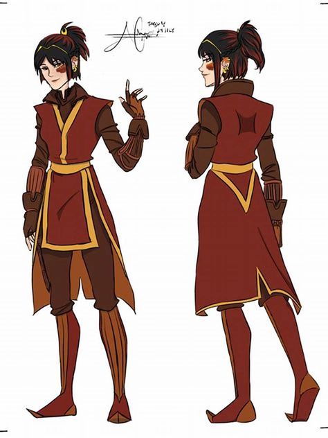 Fire Nation Character Design, Fire Tribe Outfits, Avatar Legends Oc, Female Firebender, Fire Nation Outfits Female, Avatar The Last Airbender Clothes Design, Avatar Oc Firebender Male, Avatar The Last Air Bender Oc, Fire Bending Outfit