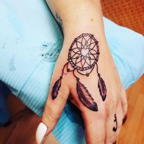 Dream Catcher Hand Tattoo, Atrapasueños Tattoo, Tattoo Hand, Hand Tattoo, Hand Tattoos, Dream Catcher, Tattoos, Instagram