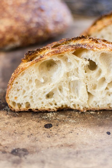 Sourdough Bread: A Beginner's Guide from The Clever Carrot French Sourdough Bread, Sourdough Baguette Recipe, Sourdough Baguettes, Homemade Ciabatta Bread, Clever Carrot, Ciabatta Bread Recipe, Italian Bread Recipes, Baguette Recipe, Pane Dolce