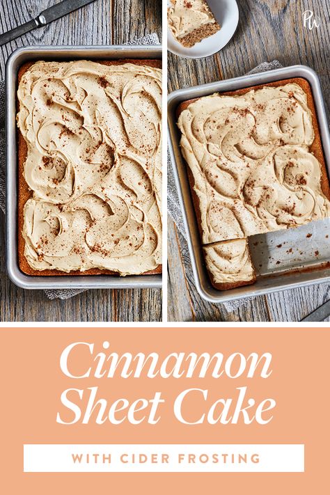 Cinnamon Sheet Cake, Apple Baking, Plant Paradox Recipes, Dessert Fall, Baking Fall, Food Spices, Baking Easy, Fun Dessert, Cinnamon Cake