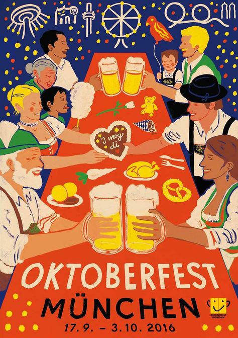 Bavaria Beer, German Party, Oktoberfest Germany, Munich Oktoberfest, Beer Illustration, October Art, Oktoberfest Beer, Oktoberfest Party, Belgian Beer