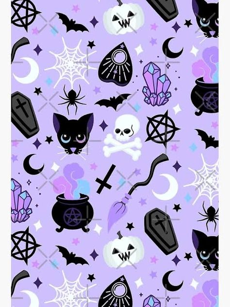 Pastel Witch Aesthetic Wallpaper, Pastel Witch Aesthetic, Witch Aesthetic Wallpaper, Pastel Goth Background, Goth Background, Pastel Aesthetic Wallpaper, Gothic Pastel, Pastel Witch, Halloween Wallpaper Iphone Backgrounds