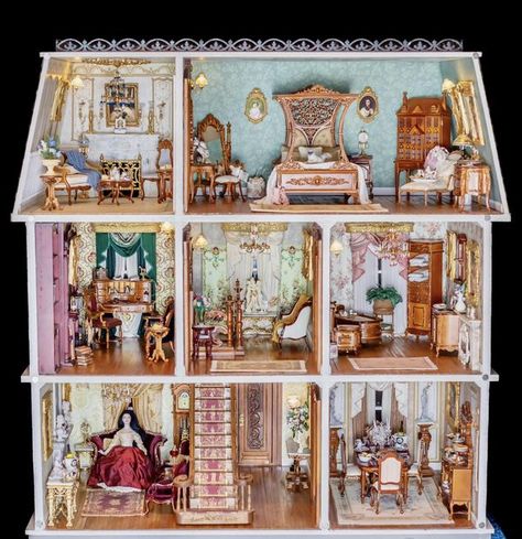 Dolls House Grand Designs | This is my handcrafted 1:12 scale miniature New Orleans dollhouse 💛 | Facebook Victorian Ideas, Grand Designs, Doll Houses, Dolls House, New Orleans, Doll House, Miniatures, Dolls, Design