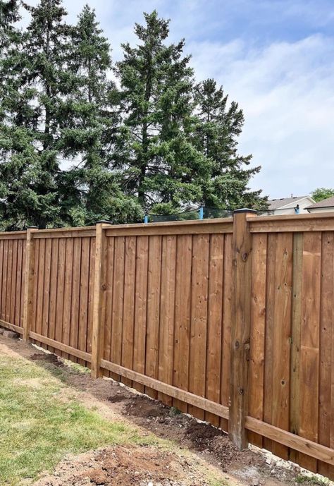 Board on board fencing with 6x6 posts. Reach out for free quotes. 

Keywords: Outdoor projects, Backyard Projects, Backyard Ideas, Seasonal Projects, Fenced In Yard, Fencing, Board on Board, Fences and decks, Backyard Inspiration, Fenced House Simple Wooden Fence Ideas, Board On Board Fence Ideas, Hoa Approved Privacy Fence, Fencing For Backyard, Wooden Backyard Fences, Fence For Large Yard, Backyard Wood Fence Ideas, 6 Ft Fence Ideas, Board And Batten Fence