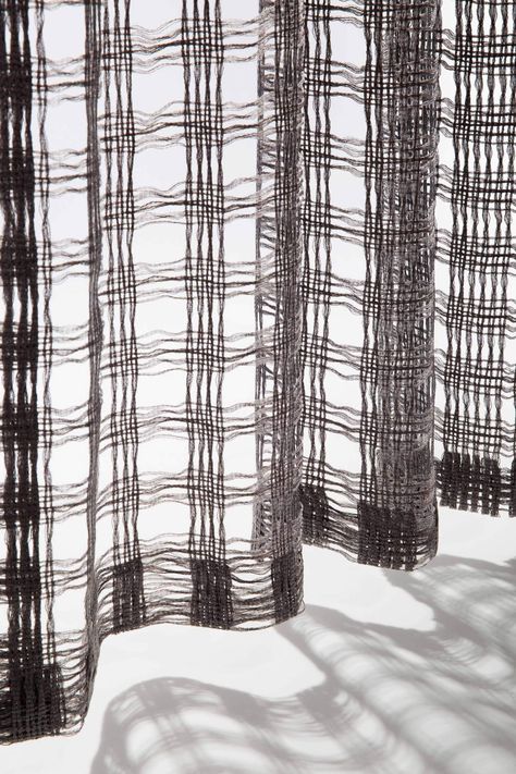 Loom State Textiles - Azure Magazine | Azure Magazine Functional Crafts, Wall Drawings, Sol Lewitt, Wall Drawing, Design Textile, Traditional Weaving, Built Environment, Soft Sculpture, Residential Interior