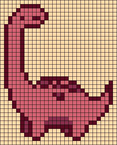 Pixel Art Grid Dinosaur, Alpha Patterns Crochet Dinosaur, Dinosaur Tapestry Crochet, Dino Cross Stitch Pattern, Dinosaur Cross Stitch Pattern Free, Crochet Pixel Grid Easy, Crochet Tapestry Grid Pattern, Alpha Patterns Crochet Blanket, Dinosaur Alpha Pattern