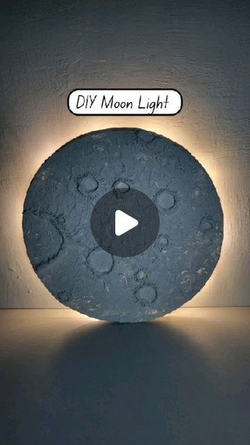 Diy Moon Light, Diy Moon, Plaster Of Paris, Fairy Light, Moon Light, Double Sided Tape, Fairy Lights, Let Me Know, Double Sided