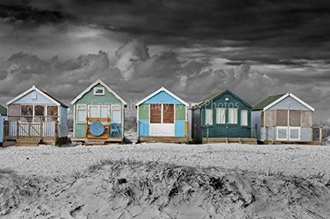 Photograph an 18"x12" photographic print of Beach huts al... https://www.amazon.co.uk/dp/B01MZ30P4W/ref=cm_sw_r_pi_dp_x_AwLxybEXWZMVR #hengistbury #beachhut #picoftheday #art England Landscape, Bournemouth England, Uk Landscapes, Dorset England, Beach Huts, Black And White Landscape, Photo B, Tower Of London, Beach Hut