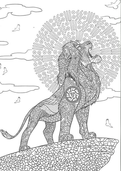 Mandala Art Animals, Disney Mandala Coloring Pages, Mandala Disney, Mandala Animals, Colouring Pages Mandala Animals, Mandala Animal, Coloring Pages Inspirational, Disney Colors, Adult Colouring Pages