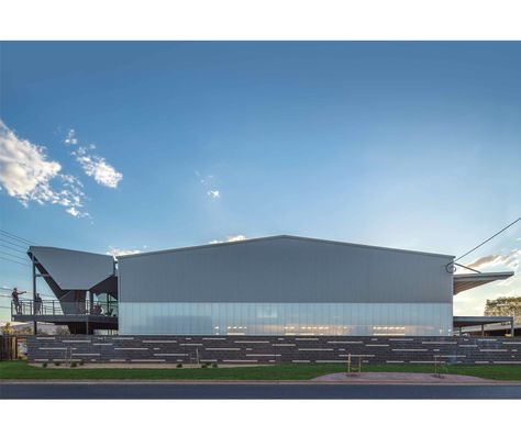 The office and worksite for @MphProjects designed by #SusanDugdaleAssociates.  Features #COLORBONDsteel #Lysaght #TRIMDEK profile in #Windspray for the shed roofing and the sun hoods. The shed and wall cladding are #LYSAGHT #CUSTOMORB profile, in Windspray®.  Photos: Peter Barnes Zinc Clad Dormer, Colorbond Woodland Grey, Shale Grey Colorbond Roof, Colourbond Windspray Roof, Colorbond Windspray Roof, Home Exterior Makeover, Shed Roof, The Shed, Exterior Makeover