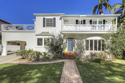 Monterey House, Monterey Colonial, Small Colonial, Monterey Style, Colonial House Exteriors, Tile Renovation, Foreclosed Homes, Colonial Exterior, Bay Windows