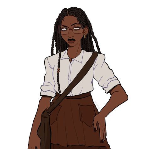 Black Smith Character Design, Black Female Character Design, Poc Dark Academia, Modern Character Design, Black Characters, Cute Art Styles, Female Character Design, Sketchbook Art Inspiration, Art Inspiration Drawing