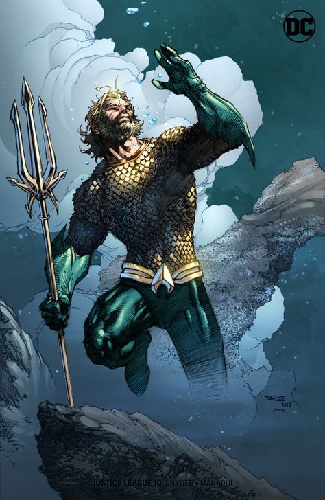 Aquaman by Pressy Patanik on Artstation Aquaman Artwork, Aquaman Dc Comics, Aquaman Comic, Jim Lee Art, Justice League Comics, Marvel Fanart, Univers Dc, Shop Justice, Jim Lee