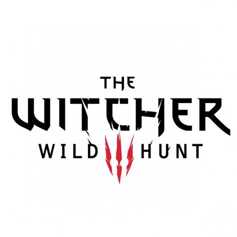 Logo of The Witcher Wild Hunt The Witcher Logo, Witcher Wild Hunt, Fantasy Logo, Witcher 2, The Witcher Game, The Witcher Wild Hunt, Draw Logo, Witcher 3 Wild Hunt, Game Logo Design