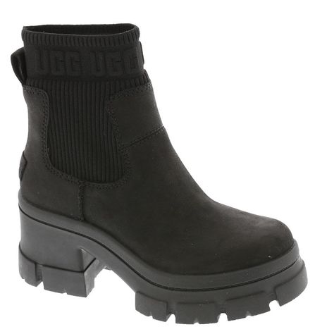 PRICES MAY VARY. Waterproof leather or suede upper with gore Lightweight rubber outsole with EVA fill Textile and microfiber lining Synthetic sockliner & Foam footbed 5.5” shaft height / 2” platform height / 3” heel height Barn Boots, Boots Chelsea, Womens Fashion Casual Outfits, Hello Lover, Fall Styles, Black Chelsea Boots, Chelsea Boot, Womens Uggs, Style Ideas