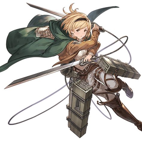 Dual Wielding Swords Pose, Dual Wielding Pose Reference, Dual Swords, Titan Oc, Aot Oc, Action Pose Reference, Survey Corps, Titans Anime, Attack On Titan Fanart