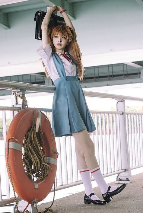 Asuka Cosplay, Evangelion Cosplay, Couples Cosplay, Asuka Langley, Cosplay Characters, Cute Cosplay, 영감을 주는 캐릭터, Best Cosplay, Cute Poses