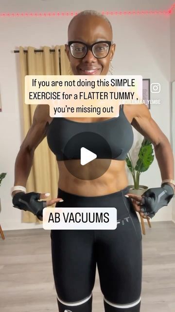 Dr. Enaka Yembe. Weight Loss Expert. on Instagram: "We ended today’s online workout session with AB VACUUMS , so I’m sharing again. Ab vacuum exercises help build your “natural corset”. They strengthen the innermost muscles of your abdomen called transverse abdominis. I do 3-5 sets at least twice daily. BENEFITS: 1️⃣ Helps flatten your tummy, creating a more defined waistline. 2️⃣Strengthen the core, stabilize the spine, improve posture and reduce the risk of back pain. 3️⃣ Enhancing breathing control by improving lung capacity 4️⃣ Improves core stability and prevents injury. HOW TO DO AB VACUUMS 1. Stand with your feet shoulder-width apart. 3. Take a few deep breaths. 4. Last breath exhale slowly and completely while pulling your belly button in towards your spine. 5. Hold the con Tummy Vacuum Exercise, Ab Vacuum Exercise, Vaccum Exercise Tutorial, Ab Vacuum, Tummy Flattening Exercises, Stomach Vacuum Exercise, Transverse Abdominis, Stomach Vacuum, Standing Ab Exercises