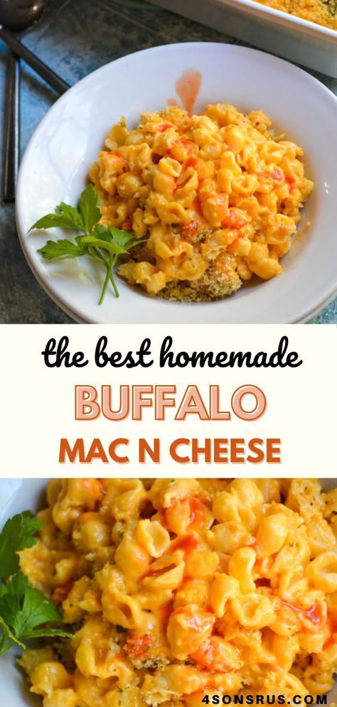 Buffalo Macaroni And Cheese, Creamy Buffalo Mac And Cheese, Buffalo Ranch Mac And Cheese, Homemade Spicy Mac And Cheese Recipe, Easy Buffalo Mac And Cheese, Baked Buffalo Mac And Cheese, Buffalo Shrimp Mac And Cheese, Types Of Mac And Cheese, Buffalo Mac And Cheese Recipe Baked