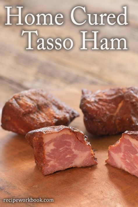 Tasso Recipes Louisiana, Tasso Recipes, Tasso Ham, Preserving Meat, Deli Meat Recipes, Curing Meat, Cured Meat Recipes, Bbq Appetizers, Homemade Sausage Recipes